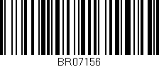 Código de barras (EAN, GTIN, SKU, ISBN): 'BR07156'