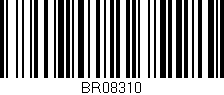 Código de barras (EAN, GTIN, SKU, ISBN): 'BR08310'