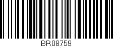 Código de barras (EAN, GTIN, SKU, ISBN): 'BR08759'