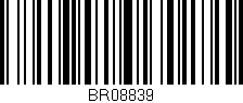 Código de barras (EAN, GTIN, SKU, ISBN): 'BR08839'