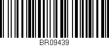 Código de barras (EAN, GTIN, SKU, ISBN): 'BR09439'