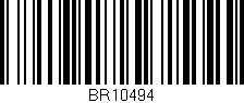 Código de barras (EAN, GTIN, SKU, ISBN): 'BR10494'