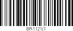 Código de barras (EAN, GTIN, SKU, ISBN): 'BR1121(1'