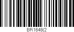 Código de barras (EAN, GTIN, SKU, ISBN): 'BR1648(2'