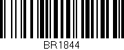 Código de barras (EAN, GTIN, SKU, ISBN): 'BR1844'