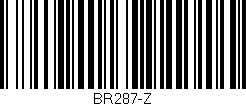 Código de barras (EAN, GTIN, SKU, ISBN): 'BR287-Z'