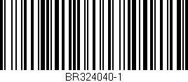 Código de barras (EAN, GTIN, SKU, ISBN): 'BR324040-1'