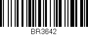 Código de barras (EAN, GTIN, SKU, ISBN): 'BR3642'