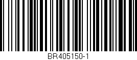 Código de barras (EAN, GTIN, SKU, ISBN): 'BR405150-1'