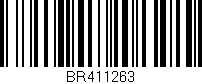Código de barras (EAN, GTIN, SKU, ISBN): 'BR411263'