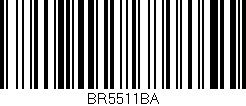 Código de barras (EAN, GTIN, SKU, ISBN): 'BR5511BA'