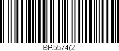 Código de barras (EAN, GTIN, SKU, ISBN): 'BR5574(2'
