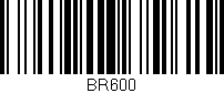 Código de barras (EAN, GTIN, SKU, ISBN): 'BR600'