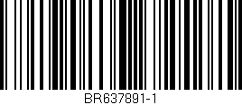 Código de barras (EAN, GTIN, SKU, ISBN): 'BR637891-1'