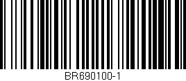 Código de barras (EAN, GTIN, SKU, ISBN): 'BR690100-1'