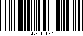Código de barras (EAN, GTIN, SKU, ISBN): 'BR691316-1'