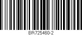 Código de barras (EAN, GTIN, SKU, ISBN): 'BR725460-2'
