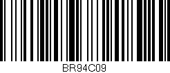 Código de barras (EAN, GTIN, SKU, ISBN): 'BR94C09'