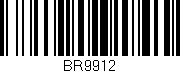 Código de barras (EAN, GTIN, SKU, ISBN): 'BR9912'