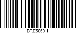 Código de barras (EAN, GTIN, SKU, ISBN): 'BRE5863-1'