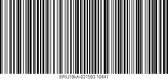 Código de barras (EAN, GTIN, SKU, ISBN): 'BRIJ18kA-021593.10441'