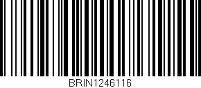 Código de barras (EAN, GTIN, SKU, ISBN): 'BRIN1246116'