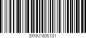 Código de barras (EAN, GTIN, SKU, ISBN): 'BRIN1805101'