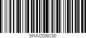 Código de barras (EAN, GTIN, SKU, ISBN): 'BRIN2098200'