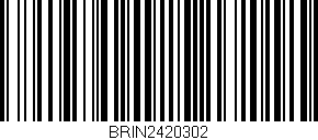 Código de barras (EAN, GTIN, SKU, ISBN): 'BRIN2420302'