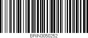 Código de barras (EAN, GTIN, SKU, ISBN): 'BRIN3050252'