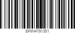 Código de barras (EAN, GTIN, SKU, ISBN): 'BRIN4791351'