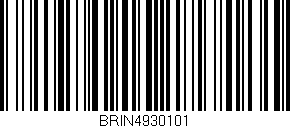 Código de barras (EAN, GTIN, SKU, ISBN): 'BRIN4930101'