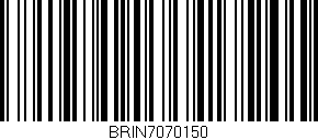 Código de barras (EAN, GTIN, SKU, ISBN): 'BRIN7070150'