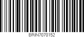 Código de barras (EAN, GTIN, SKU, ISBN): 'BRIN7070152'