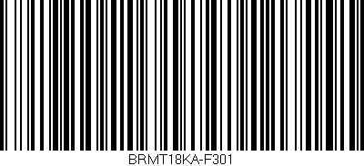 Código de barras (EAN, GTIN, SKU, ISBN): 'BRMT18KA-F301'