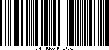 Código de barras (EAN, GTIN, SKU, ISBN): 'BRMT18KA-MARGAB-E'