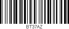 Código de barras (EAN, GTIN, SKU, ISBN): 'BT37AZ'