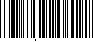 Código de barras (EAN, GTIN, SKU, ISBN): 'BTCROCO001-1'