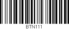 Código de barras (EAN, GTIN, SKU, ISBN): 'BTN111'