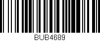 Código de barras (EAN, GTIN, SKU, ISBN): 'BUB4689'