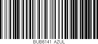 Código de barras (EAN, GTIN, SKU, ISBN): 'BUB6141/AZUL'