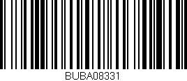 Código de barras (EAN, GTIN, SKU, ISBN): 'BUBA08331'