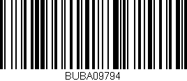 Código de barras (EAN, GTIN, SKU, ISBN): 'BUBA09794'