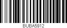 Código de barras (EAN, GTIN, SKU, ISBN): 'BUBA5912'