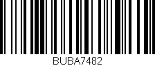 Código de barras (EAN, GTIN, SKU, ISBN): 'BUBA7482'