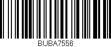 Código de barras (EAN, GTIN, SKU, ISBN): 'BUBA7556'