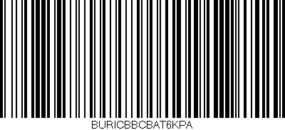 Código de barras (EAN, GTIN, SKU, ISBN): 'BURICBBCBAT6KPA'