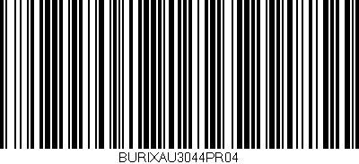 Código de barras (EAN, GTIN, SKU, ISBN): 'BURIXAU3044PR04'
