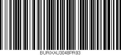 Código de barras (EAN, GTIN, SKU, ISBN): 'BURIXAU3048PR93'
