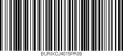 Código de barras (EAN, GTIN, SKU, ISBN): 'BURIXCJ4015PR09'